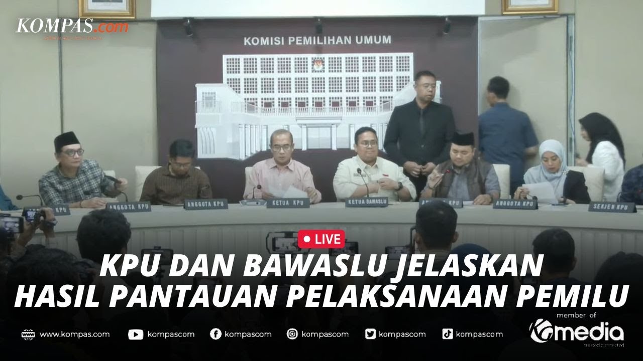 🔴LIVE - KPU dan Bawaslu Sampaikan Temuan Masalah di Pelaksanaan Pemilu 2024