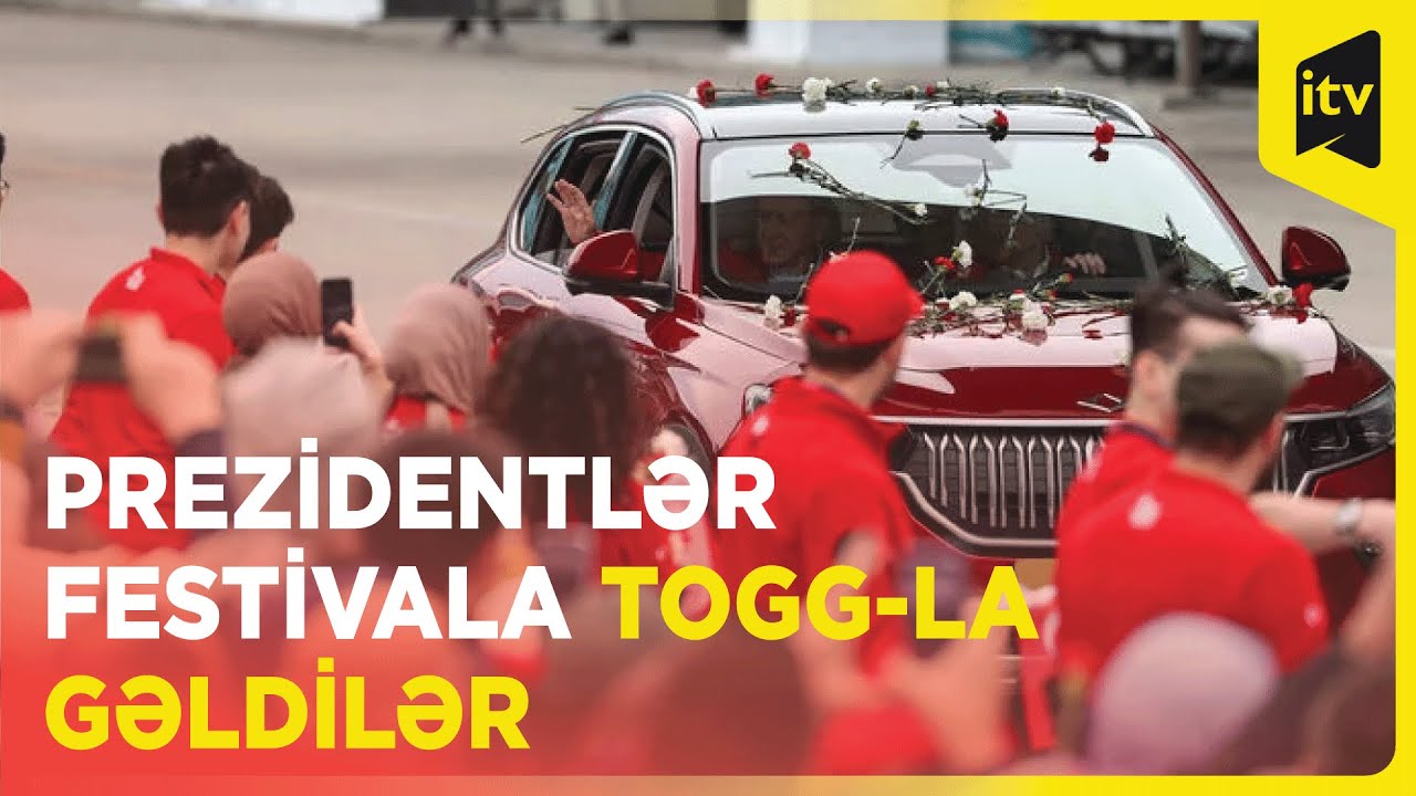 İlham Əliyev Ərdoğanla birgə “Texnofest-2023” festivalına TOGG-la gəldi