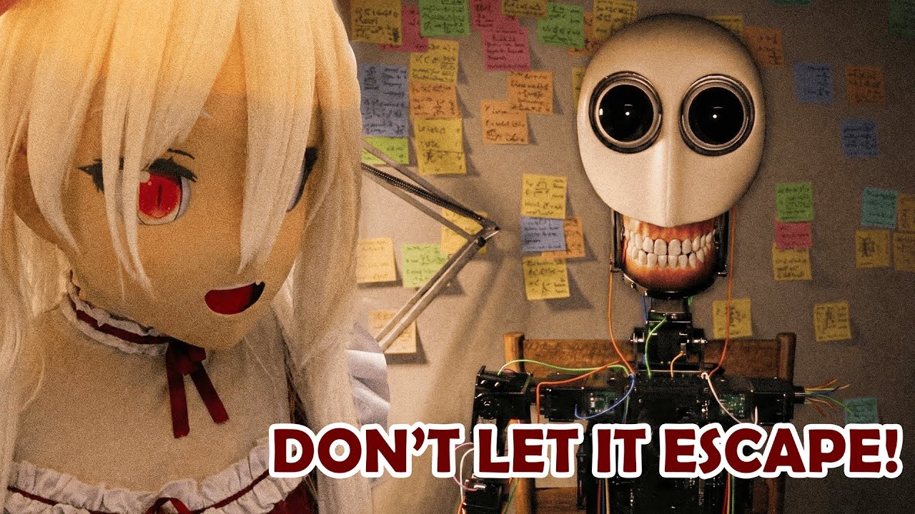How to Survive a Self-aware Robot (You can't)! Kigurumi Reacts to LIGHTS ARE OFF! 着ぐるみ