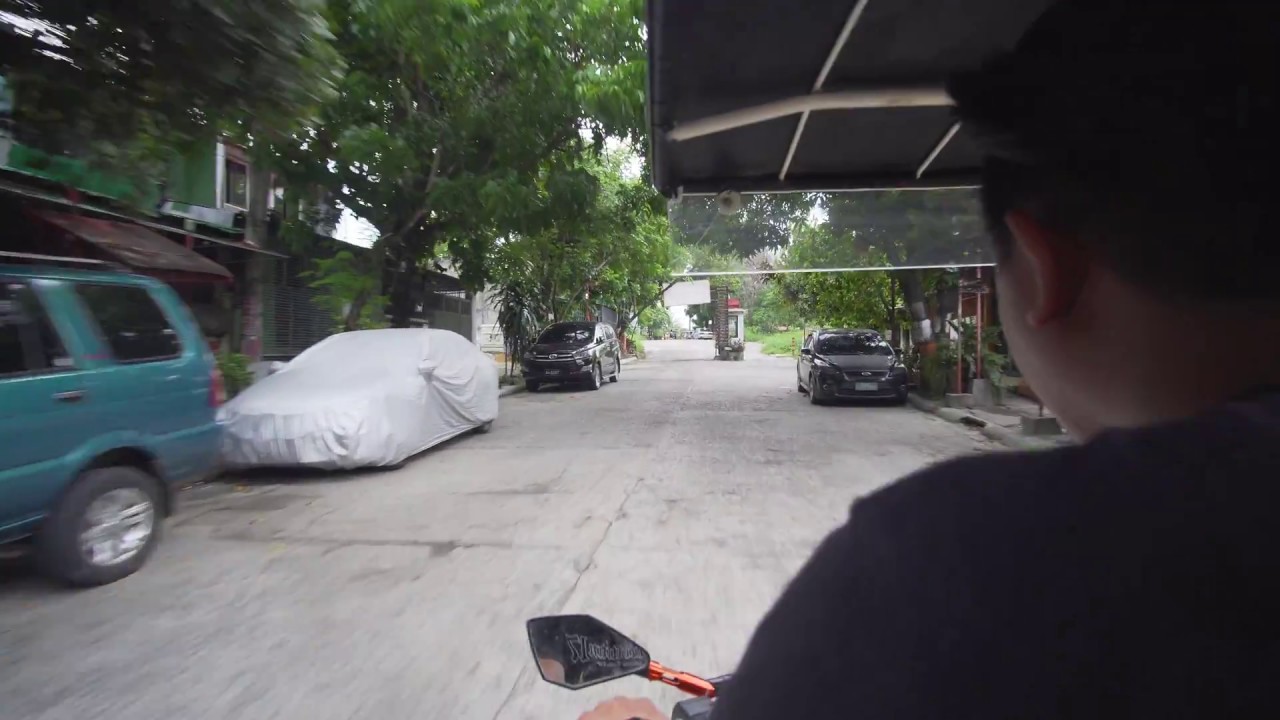 Philippines, San Jose Del Monte, tricycle night ride from Dela Costa Homes III to SM