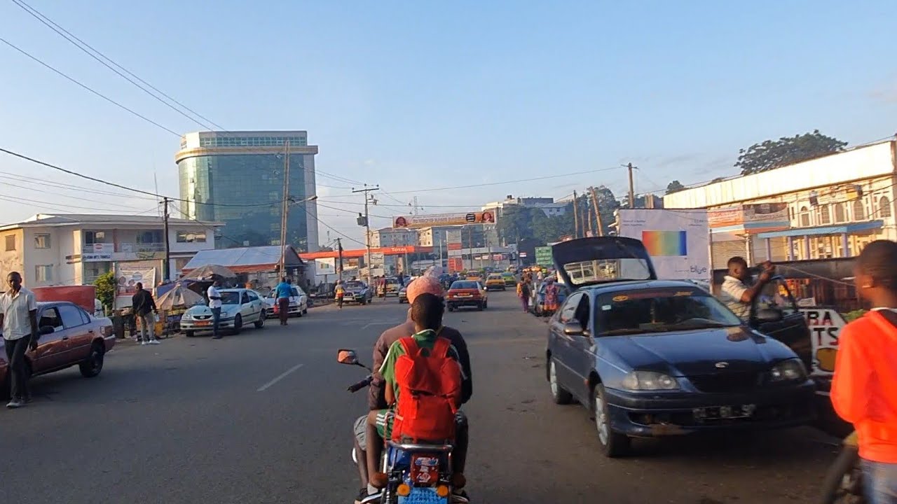 Motorbike - Early Morning riade Half mile to Down Beach Limbe Cameroon
