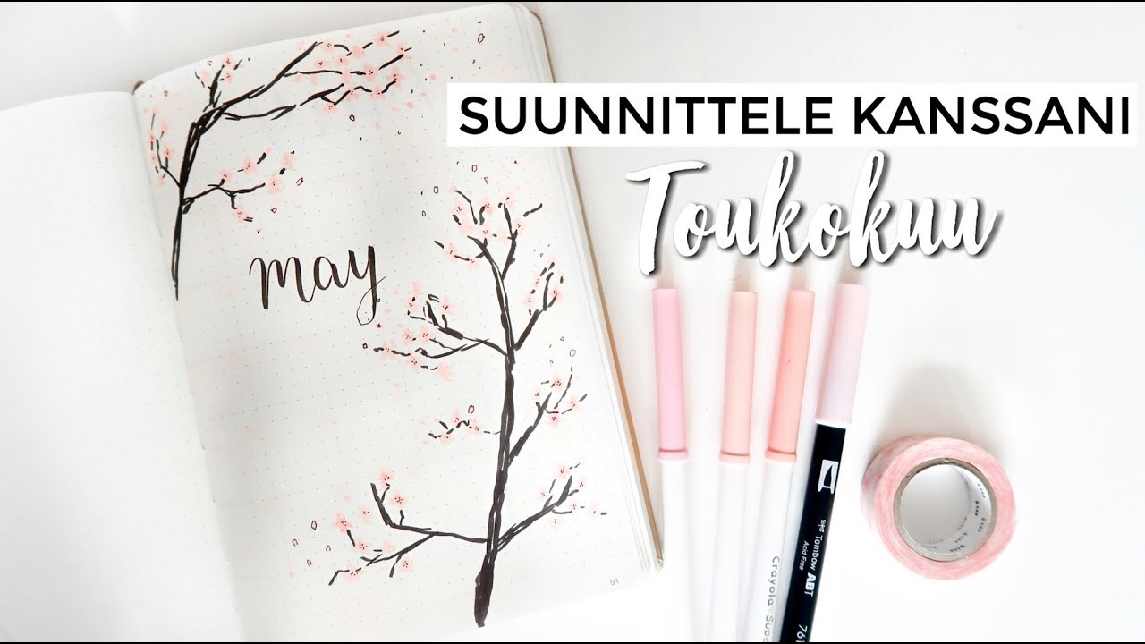 PLAN WITH ME MAY 🌸🖋 -   Bullet Journal 2018