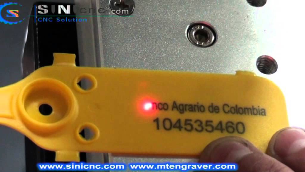 Co2 laser marking machine mark on non metal material