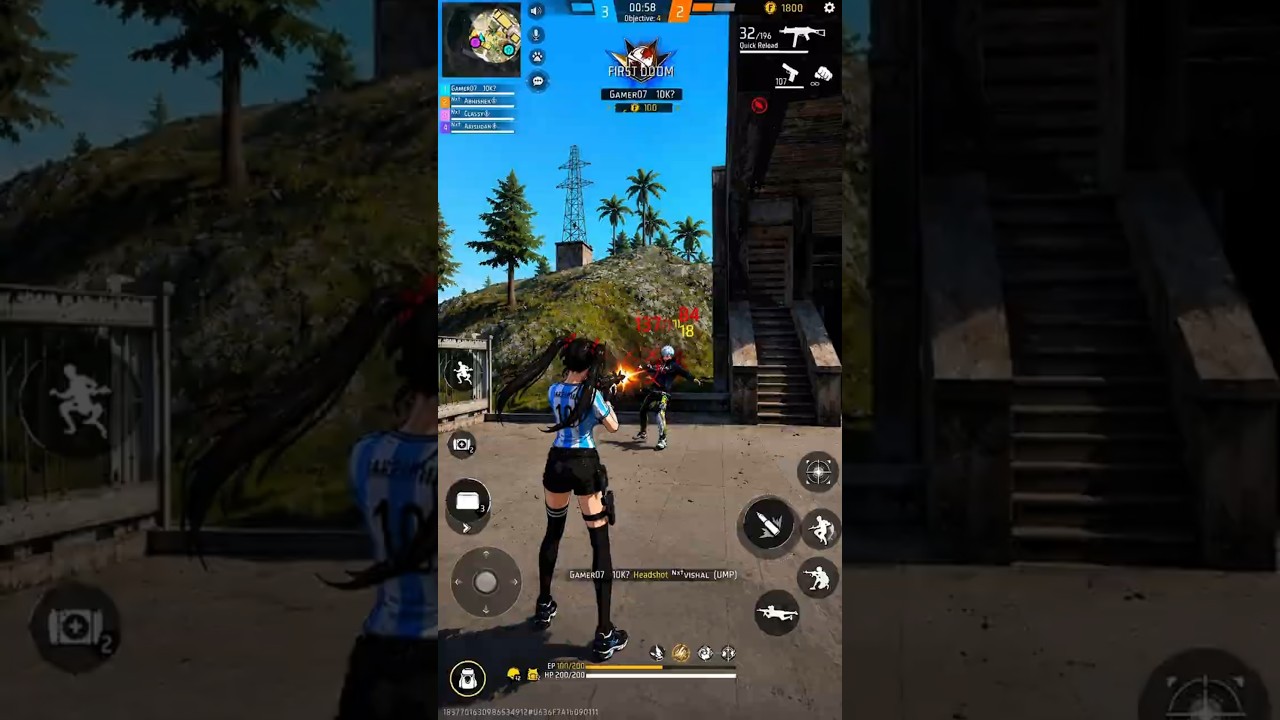 Wait For End😵&zwj;💫 #freefire #girlgamer