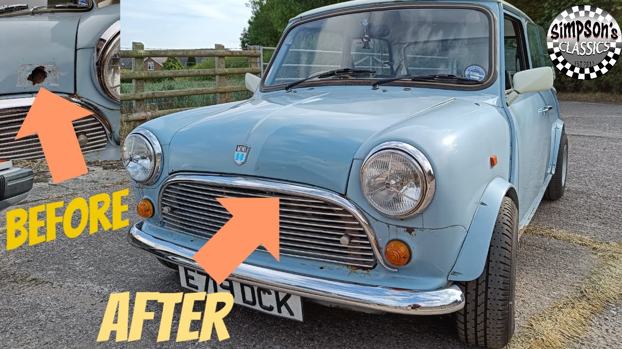 DIY Rust Repair - Classic Mini City MOT Prep