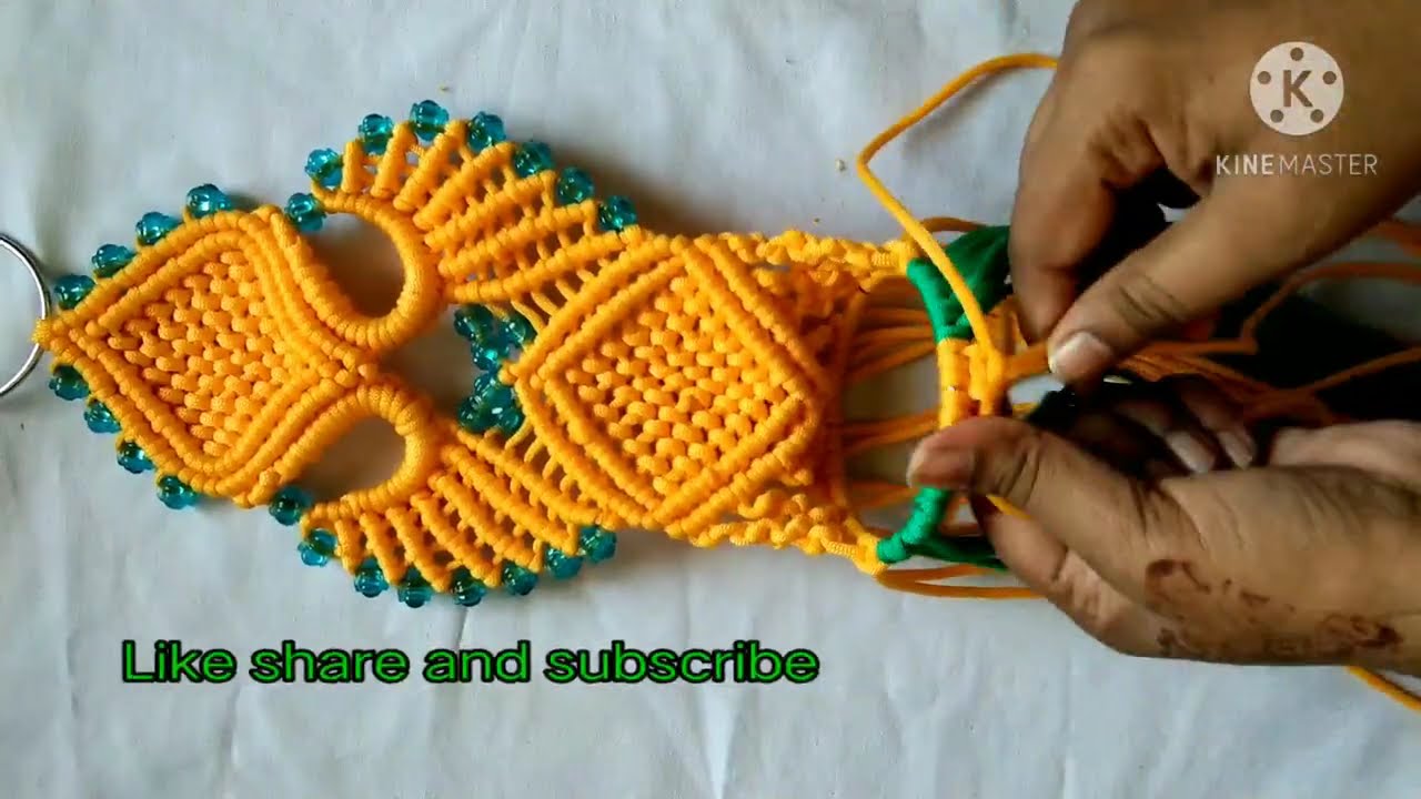 Macrame Mobile Holder New Design /Easy and Beautiful macrame Mobile Hanger