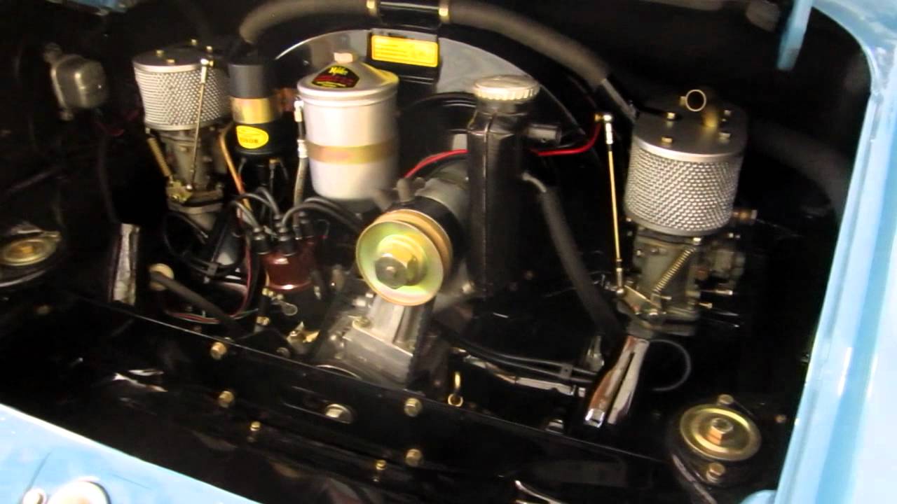 1965 Porsche 912 original painted dash in Sky Blue walkaround