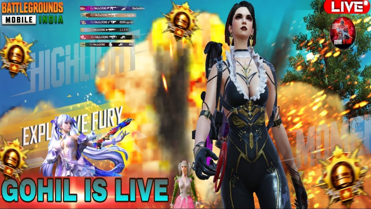 GOHIL IS LIVE 🔴 BGMI Rank Push 🔥 Explosive Gameplay | Intense Clutch Moments 😱