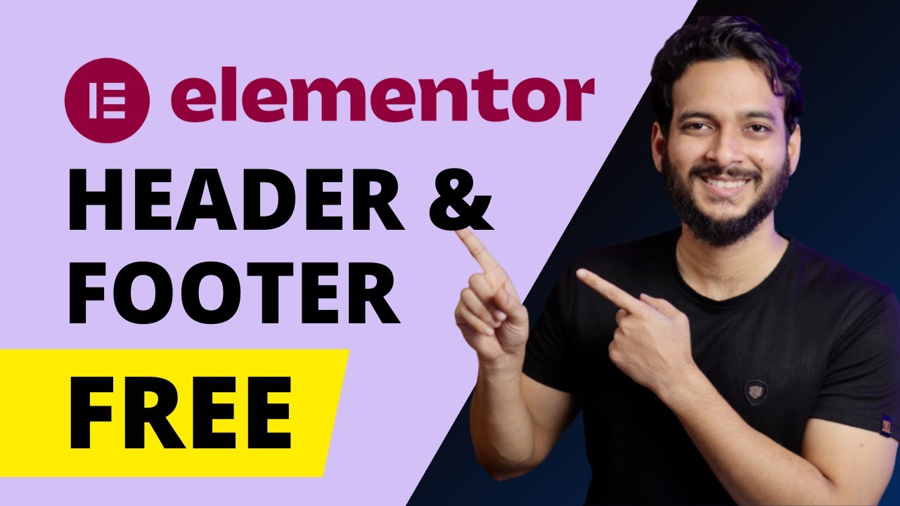Как создать верхние и нижние колонтитулы с помощью Elementor БЕСПЛАТНО