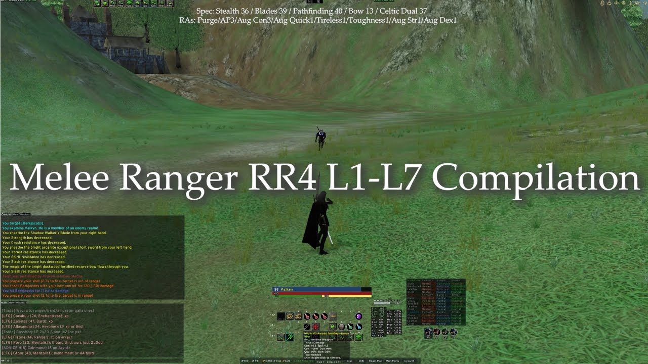 DAoC Atlas Melee Ranger RR4 L1-L7