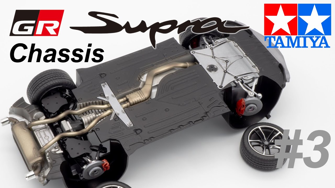 1/24 Toyota GR Supra шасси. Tamiya 24351 #3