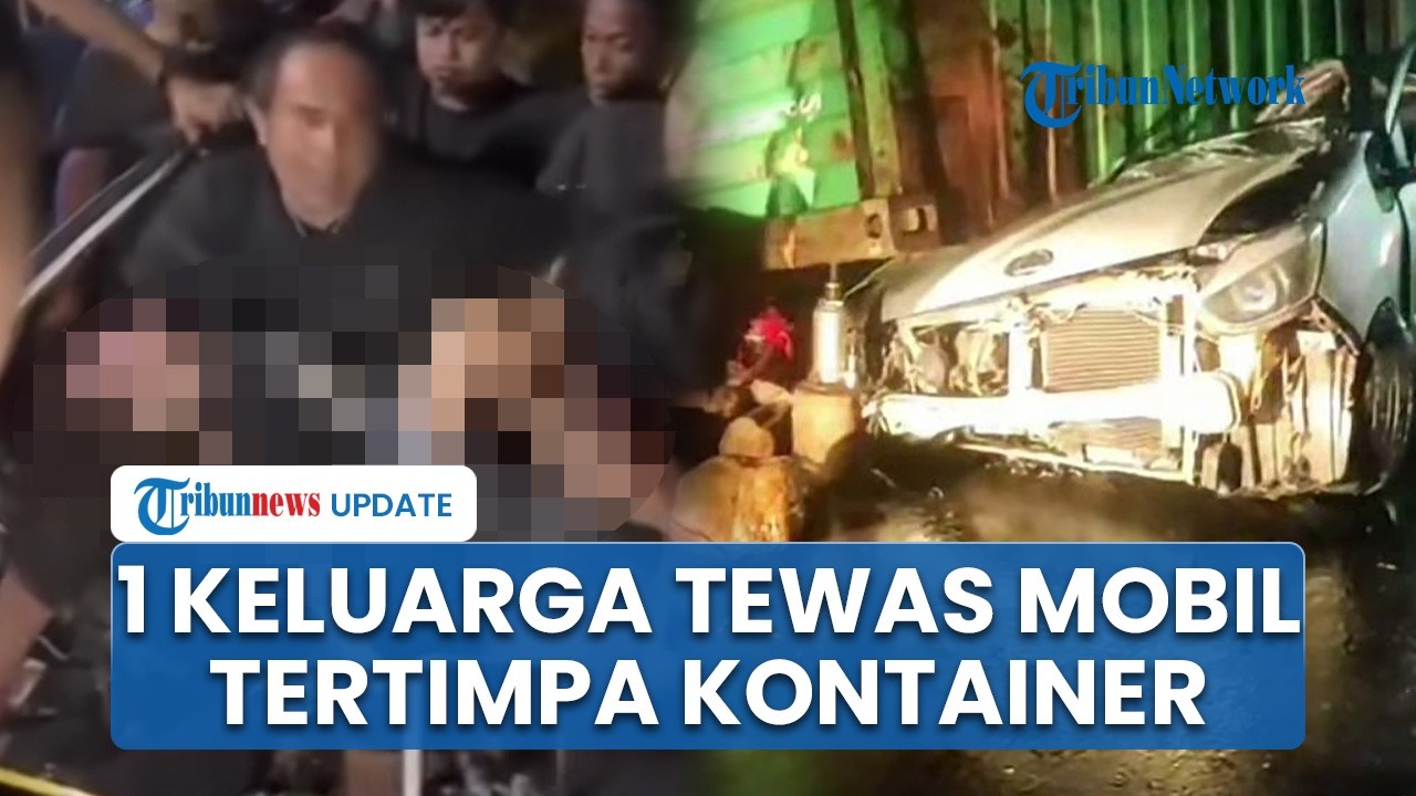 Kronologi Satu Keluarga Tewas saat Kecelakaan Maut, Mobil Tertimpa Truk Kontainer Tua di Pangkep