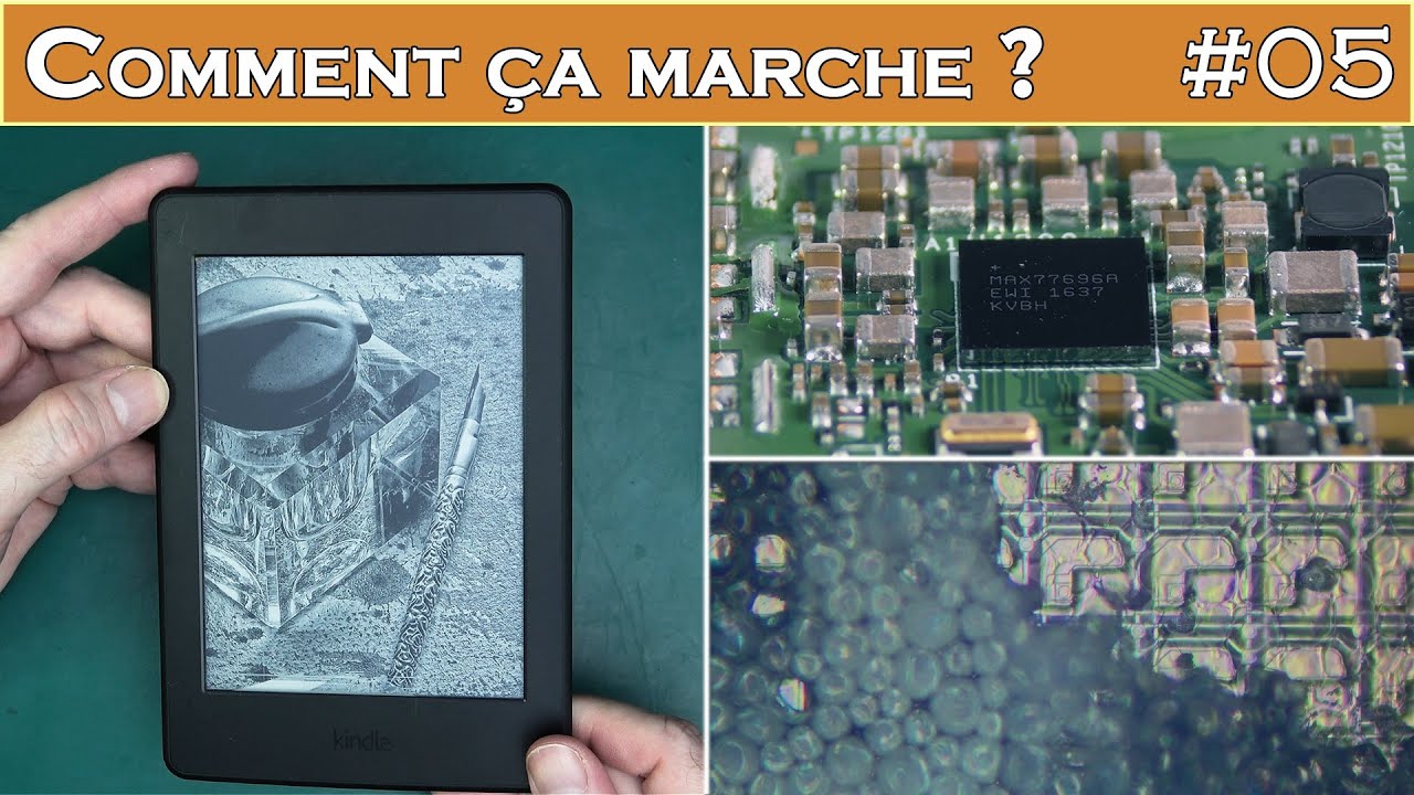 Comment ça marche #05 : Liseuse Amazon Kindle à encre électronique