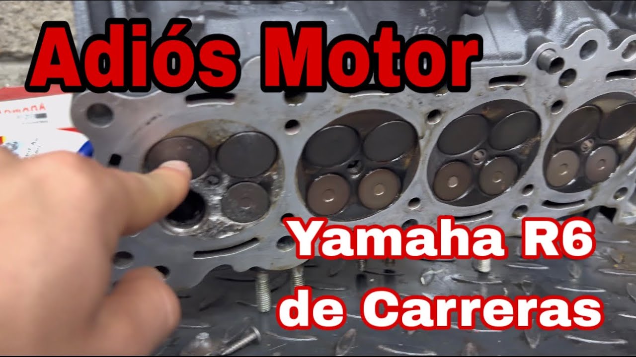 MOTOR YAMAHA R6 DE CARRERAS EXPLOTÓ 