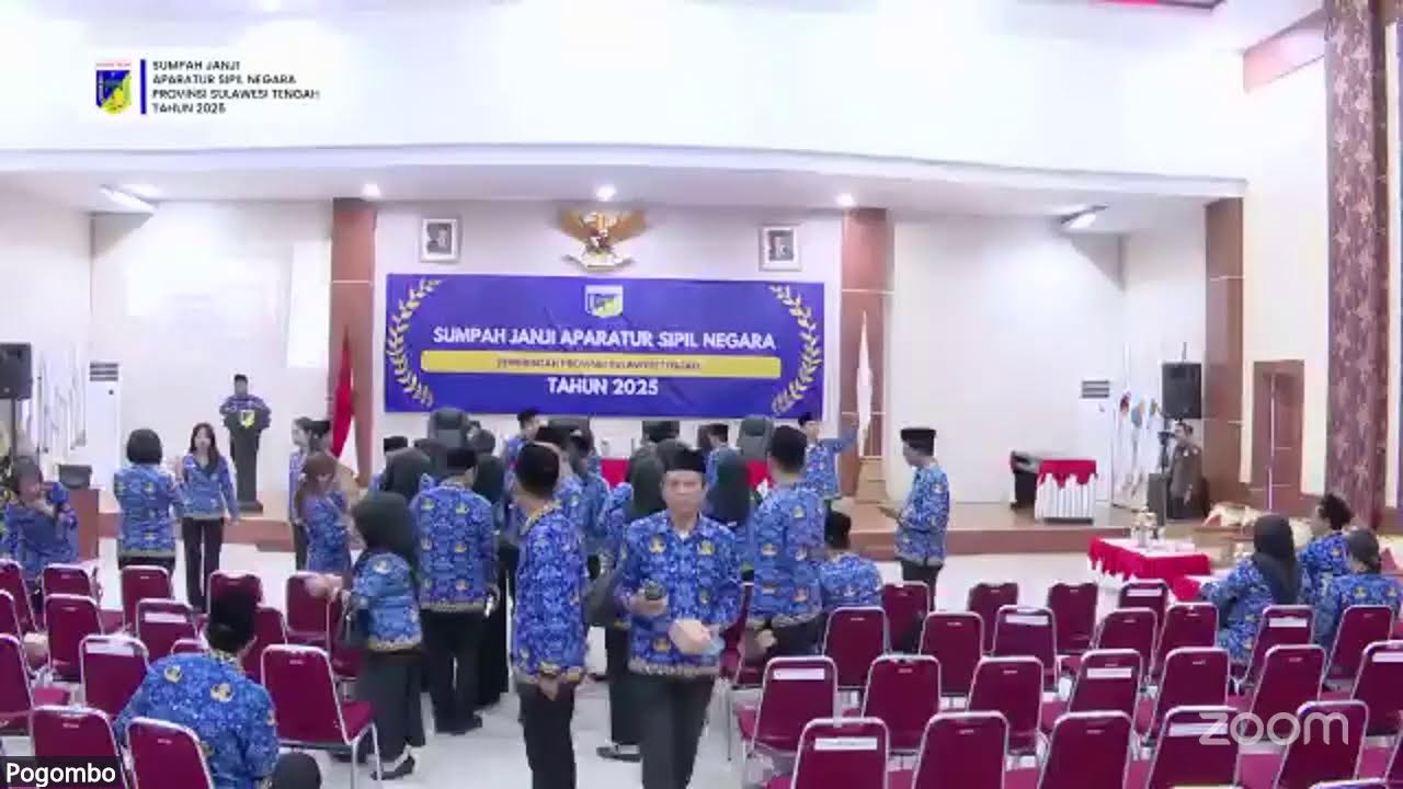 Sumpah Janji Aparatur Sipil Negara (ASN) Provinsi Sulawesi Tengah Tahun 2025