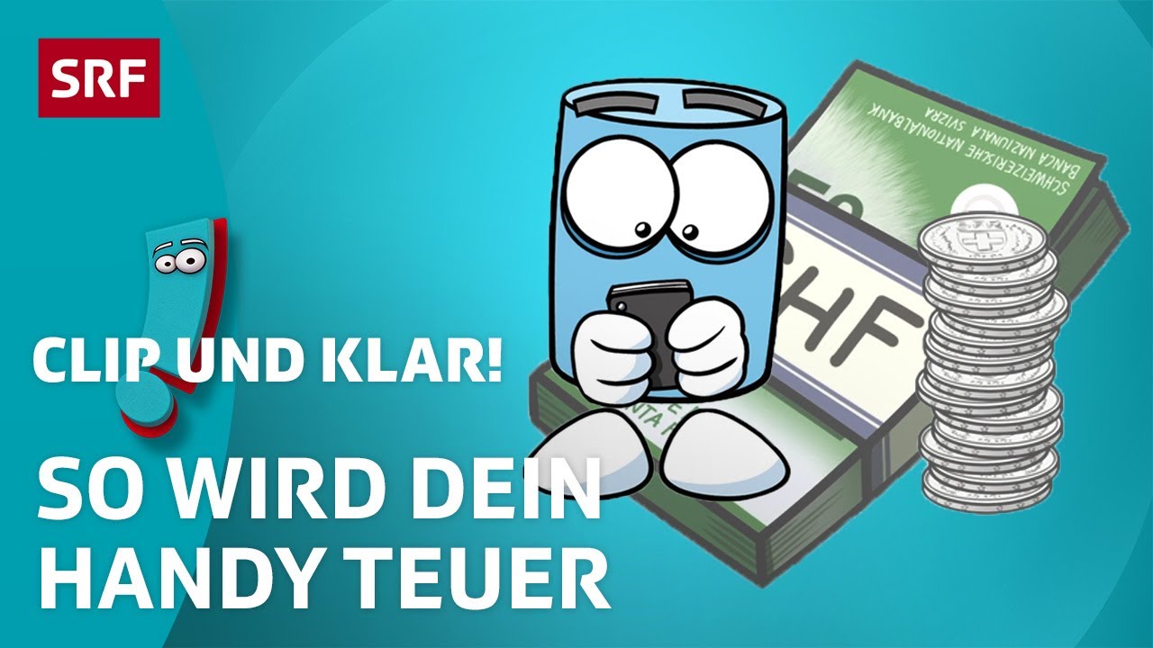 Smartphones: Welche Kosten entstehen? | SRF Kids – Clip und klar! | Für Kinder erklärt