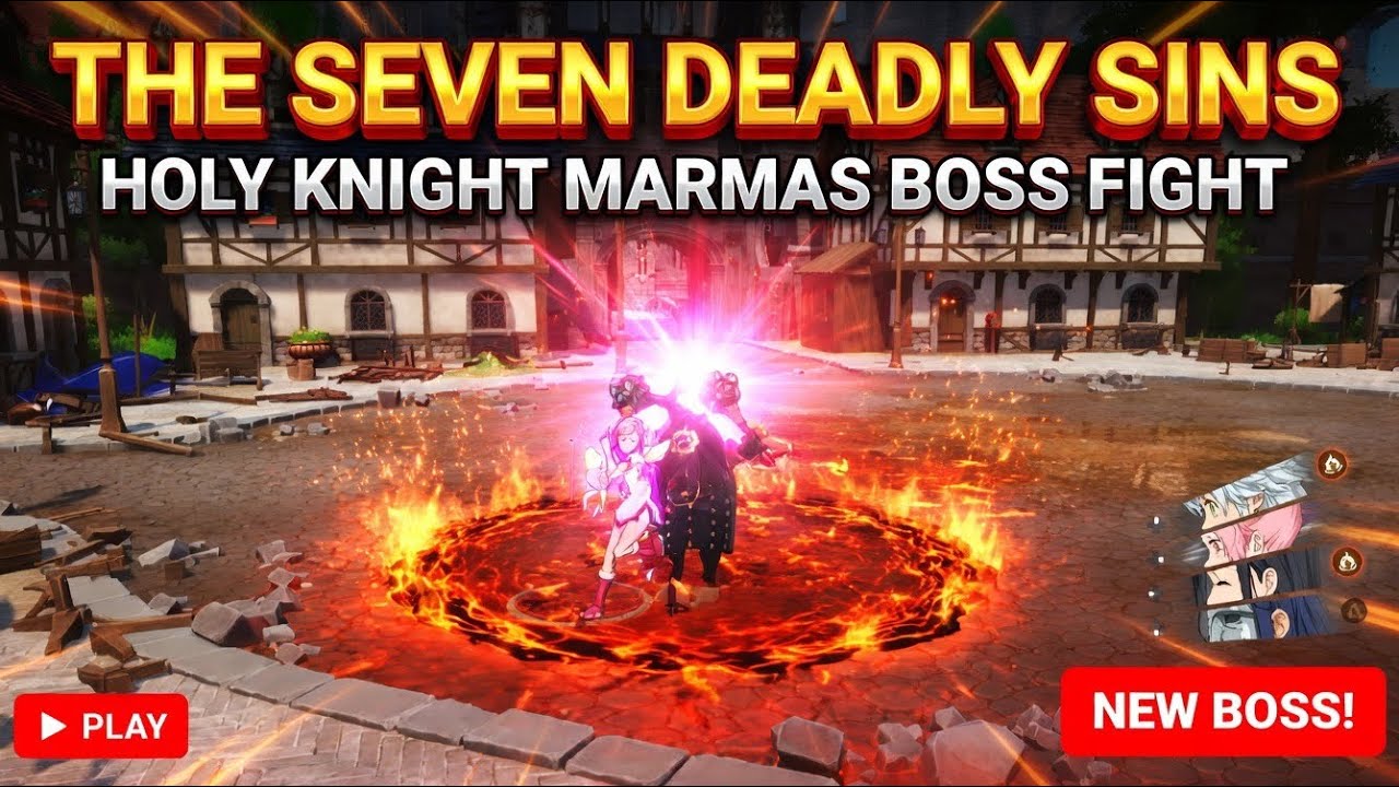HOLY KNIGHT MARMAS BOSS FIGHT! 🔥 The Seven Deadly Sins Origin