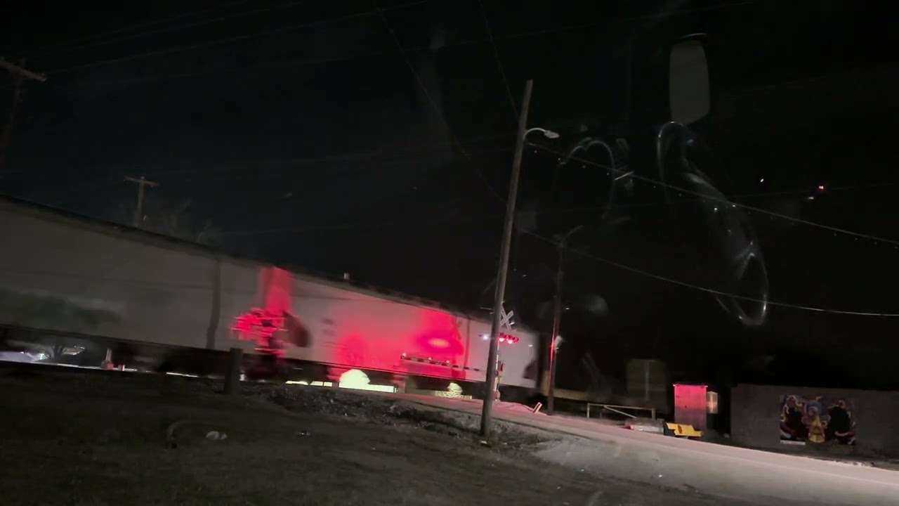 Eastbound Norfolk Southern Local Downtown Leighton Alabama Tuesday February 24 2026 11:11 pm. 