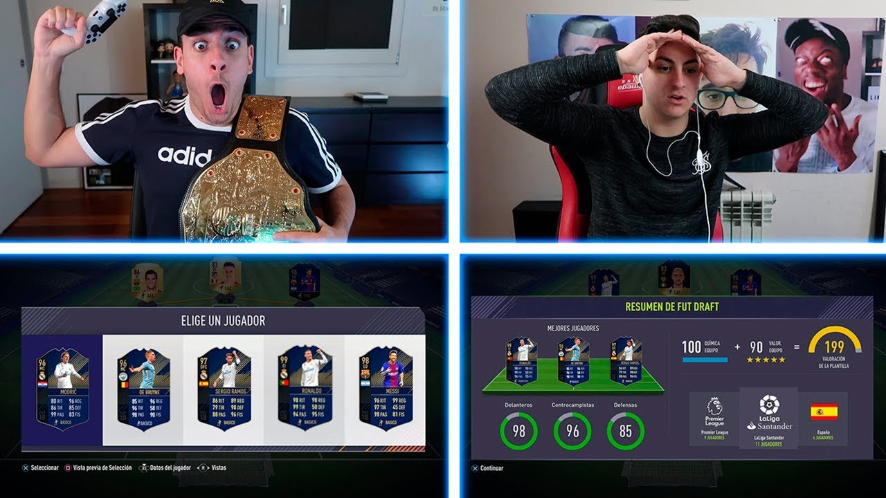 TOTY FUT DRAFT !!! Robert PG vs xBUYER *RETO* FIFA 18