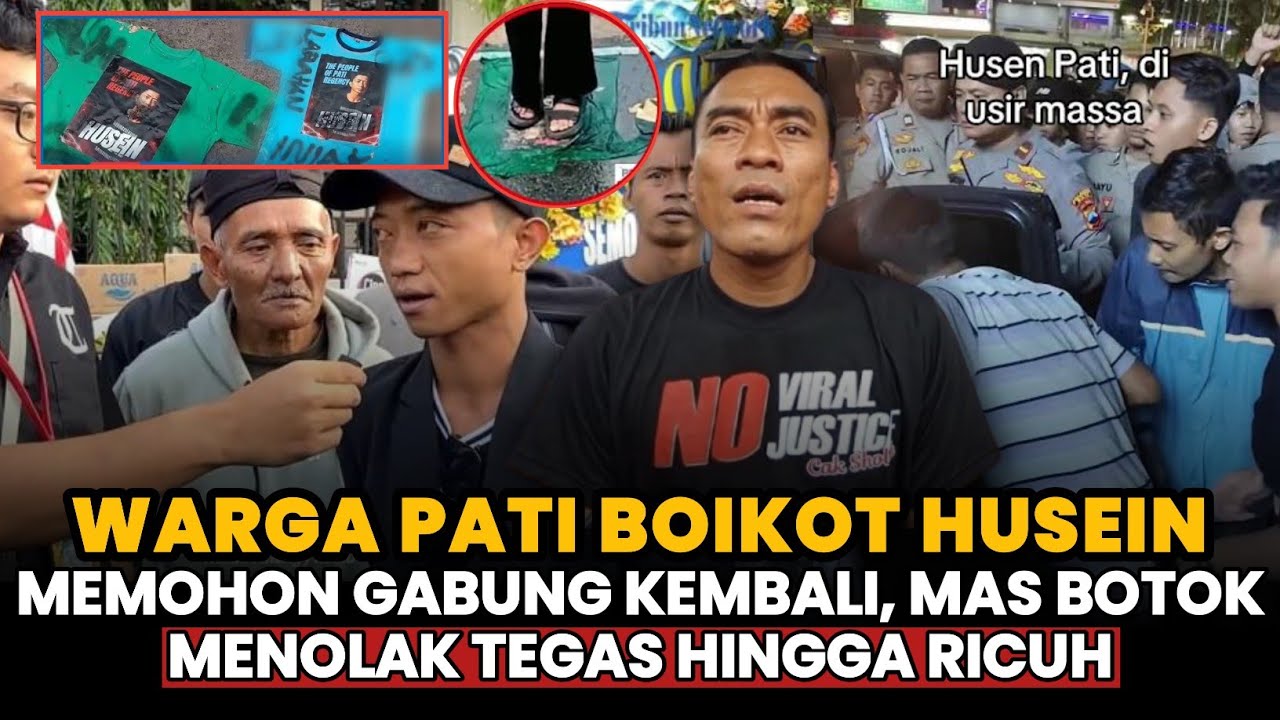 HUSEIN DI BOIKOT❓ MEMOHON GABUNG AMBP LAGI, WARGA PATI MENOLAK KERAS HINGGA RICVH TAK TERKENDALI‼️
