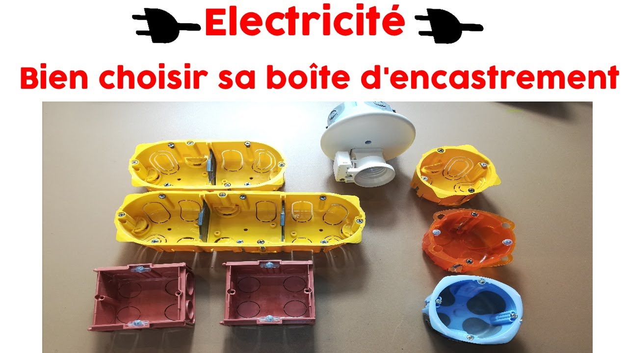 Électricité, comment choisir sa boîte d'encastrement?