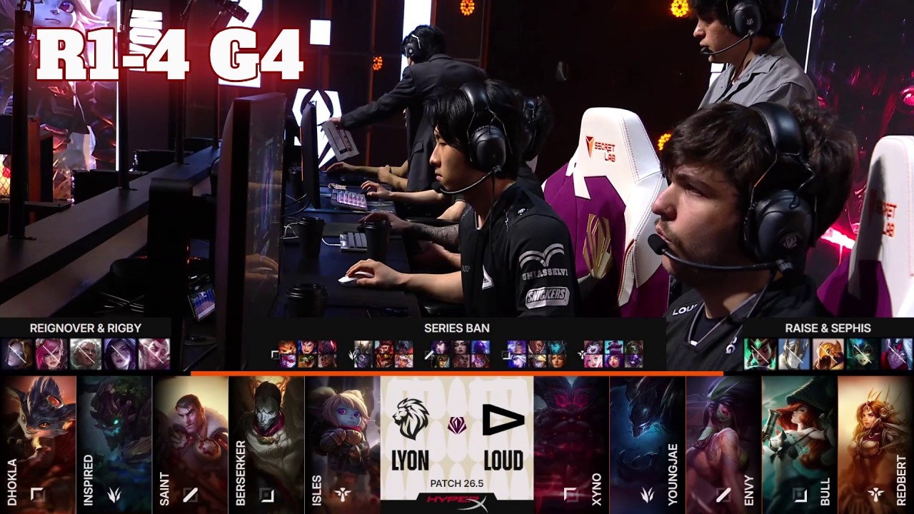 LYON vs LOUD - Game 4 | Day 2 First Stand 2026 | LYON vs LOUD G4 full game
