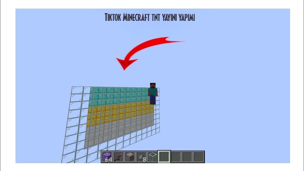 Tiktok minecraft Tnt yayını Yapımı