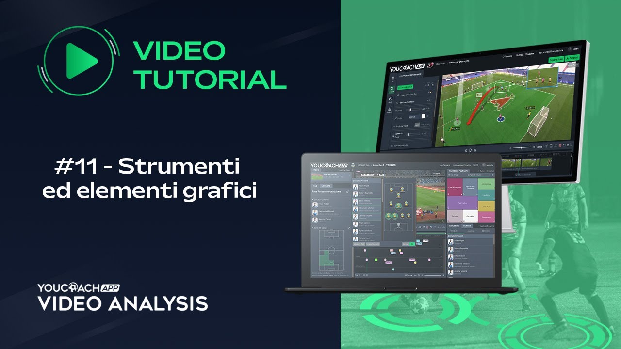 Video Tutorial 11: Come utilizzare gli elementi grafici in YouCoach App Video Analysis