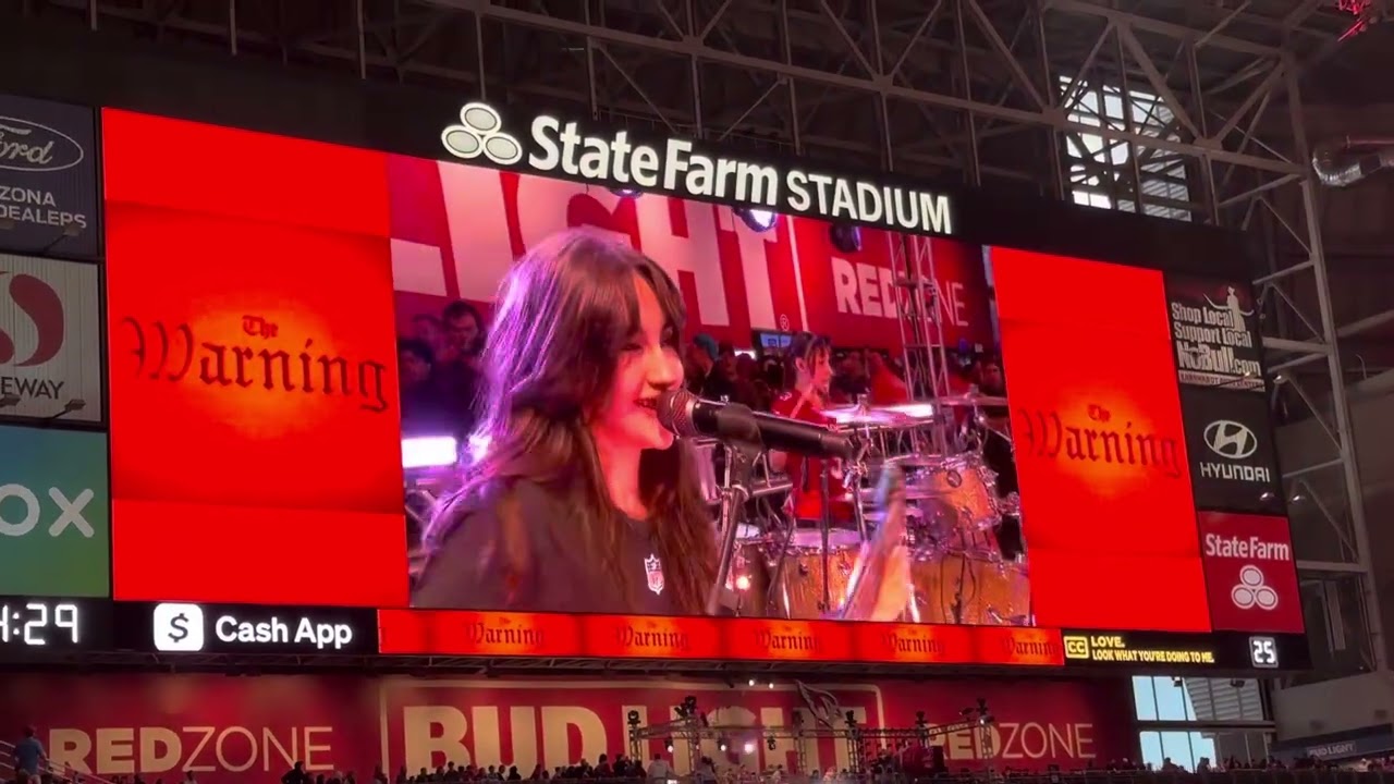 The Warning - AUTOMATIC SUN - Az Cardinals halftime show 