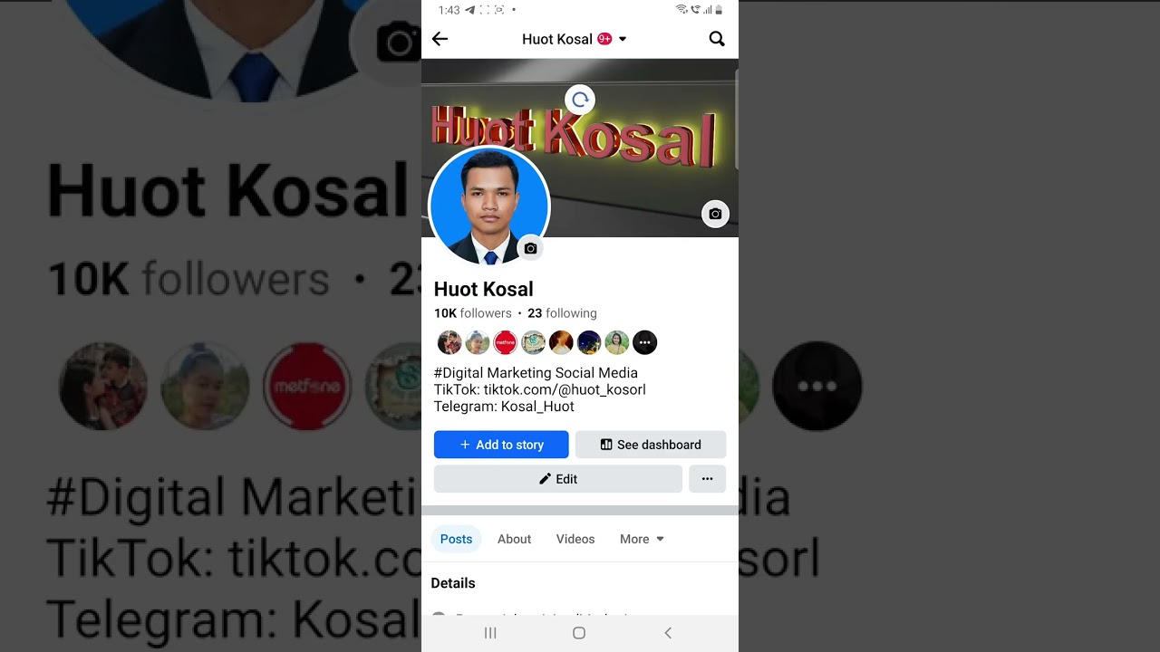 Link social to page