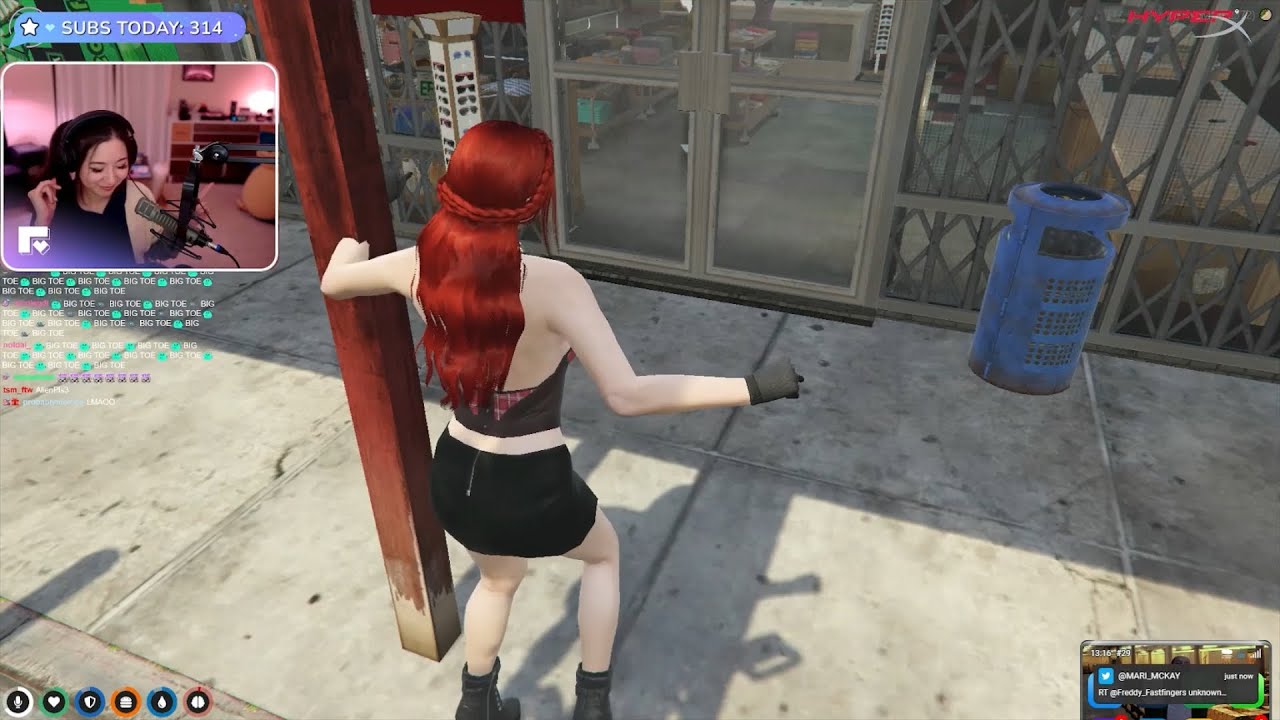 Fuslie is Addicted to Big Toe (NoPixel)