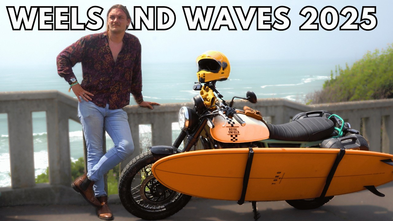 Wheels and Waves 2025 with the Bear 650 and my Surfboard