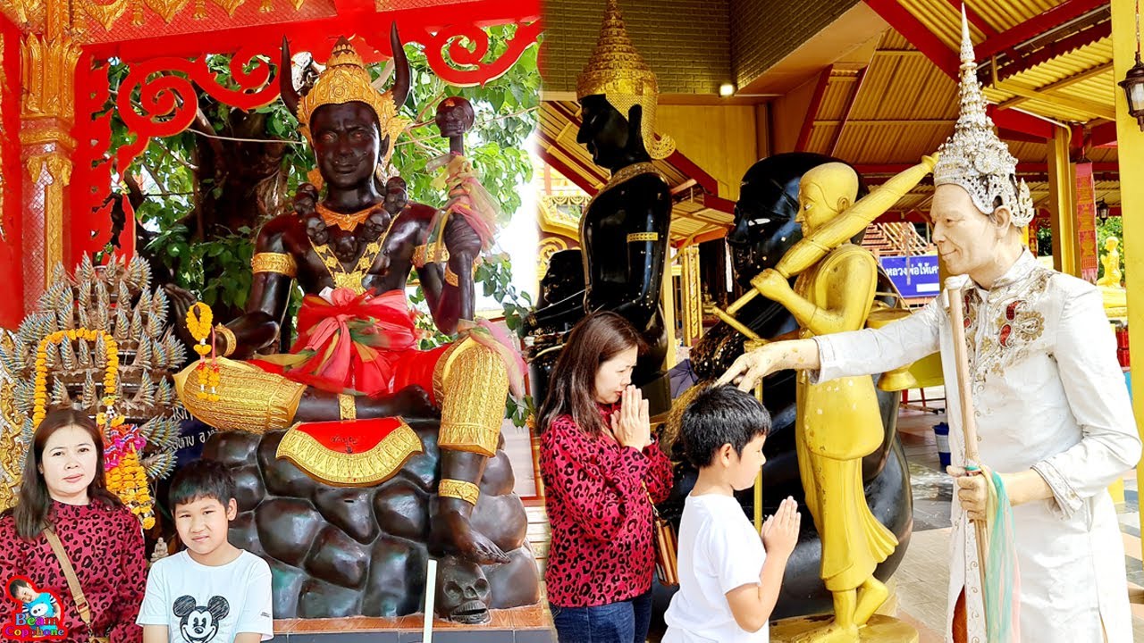 น้องบีม | ไหว้พระขอพร เที่ยวกาญจนบุรี วัดเขาช่องพัฒนาราม