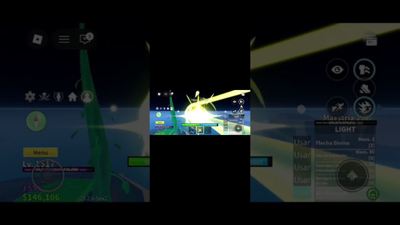 Jogando blox fruits matei 10 caras da light na fábrica 
