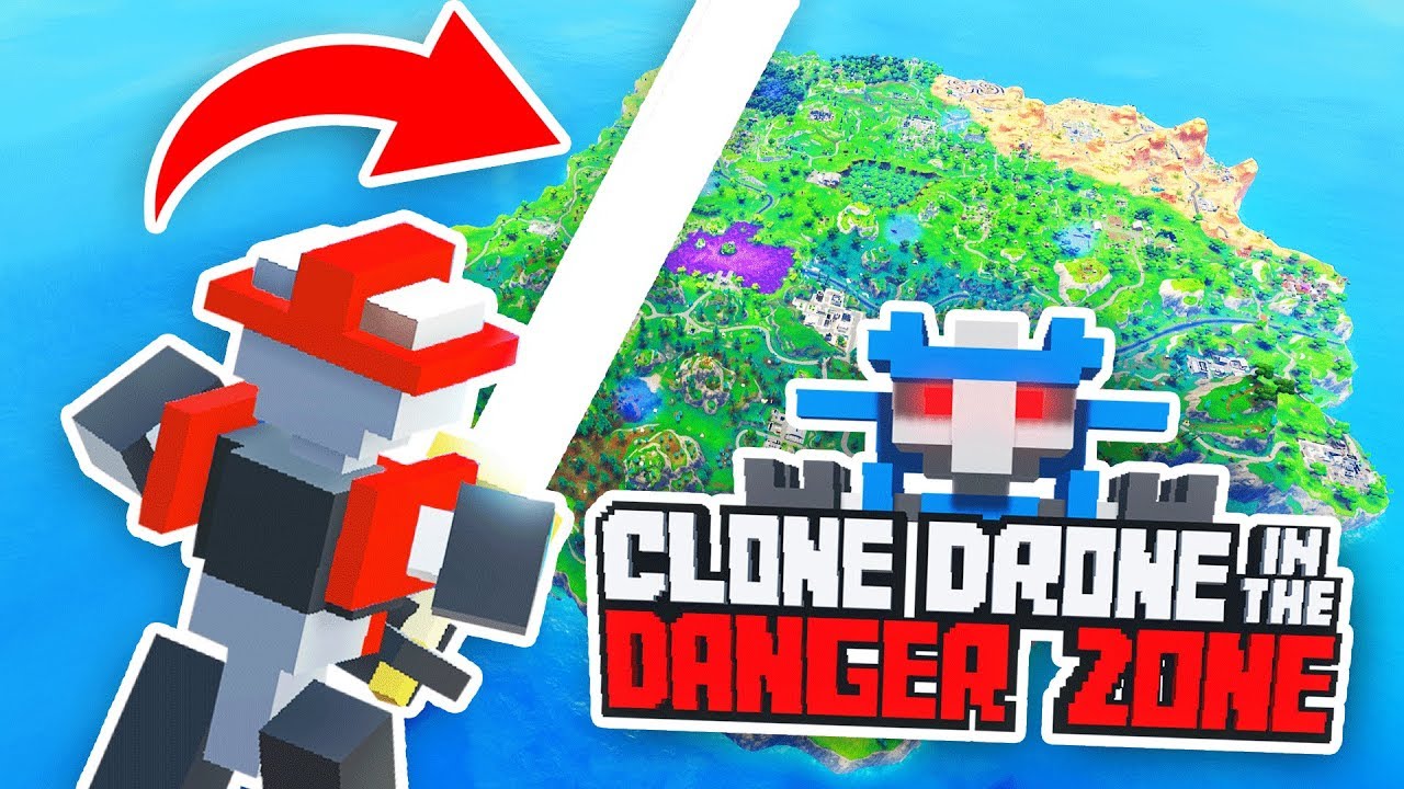 NEW BATTLE ROYALE WITH ROBOTS (Clone Drone in the Danger Zone: Last Bot Standing Funny Gameplay)