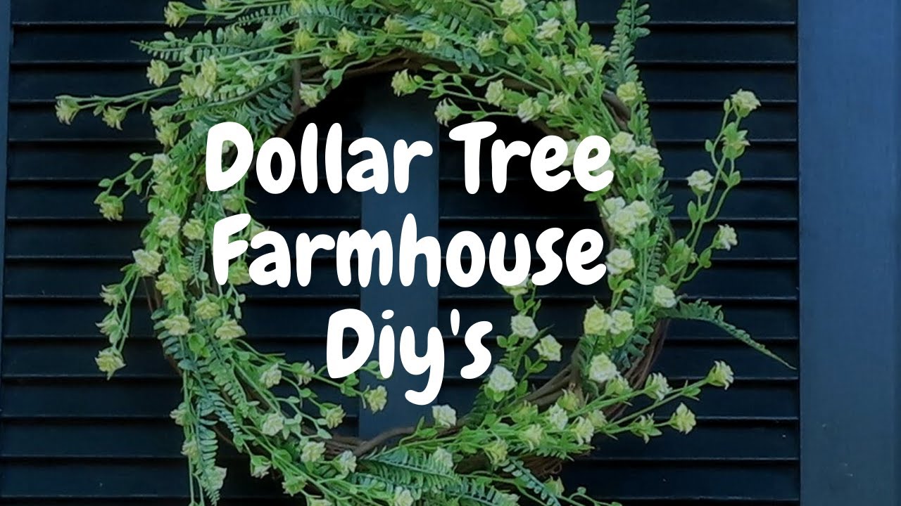 Dollar Tree Farmhouse DIY'S