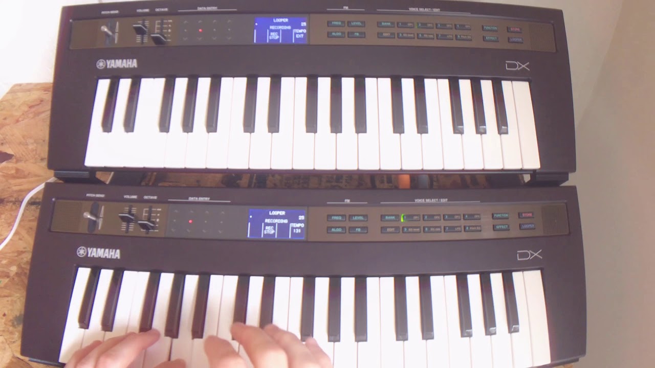 Synth Jam: Dual DX using only internal midi looper (Reface DX) - Soundmondo links to in description