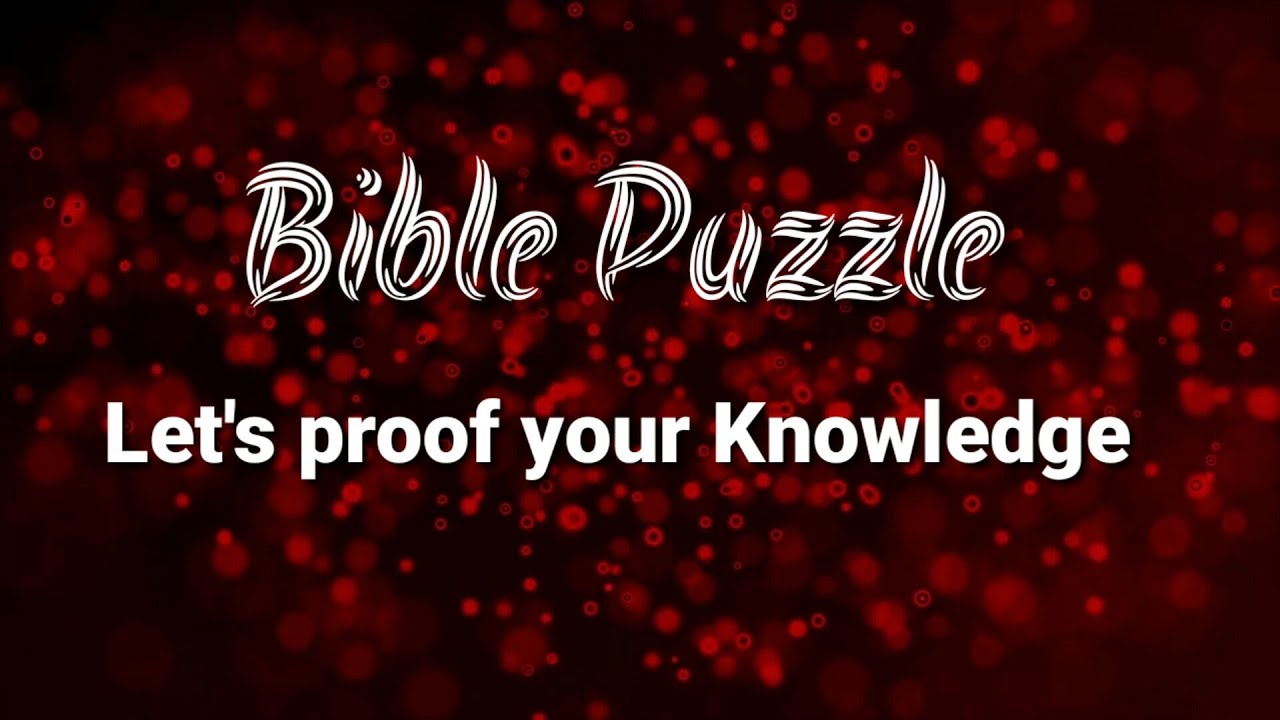 Bible Puzzle