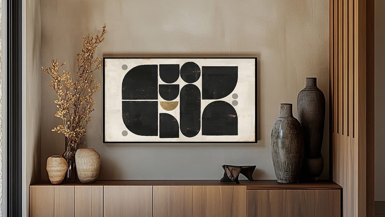 TV Art Screensaver Modern Art | 4K Fine Art | Minimal TV Art | Line Art | Vintage Art TV Background