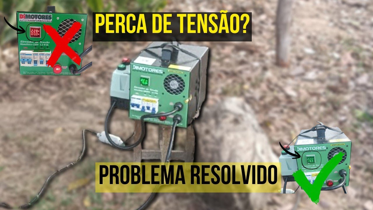 Como Resolvi Meu Problema de Perda de Tensão Elétrica com um Elevador de Tensão!