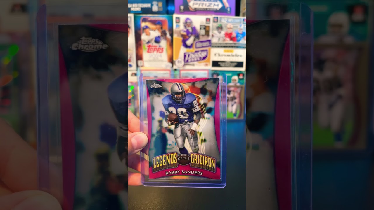 Sick Barry sanders card. 