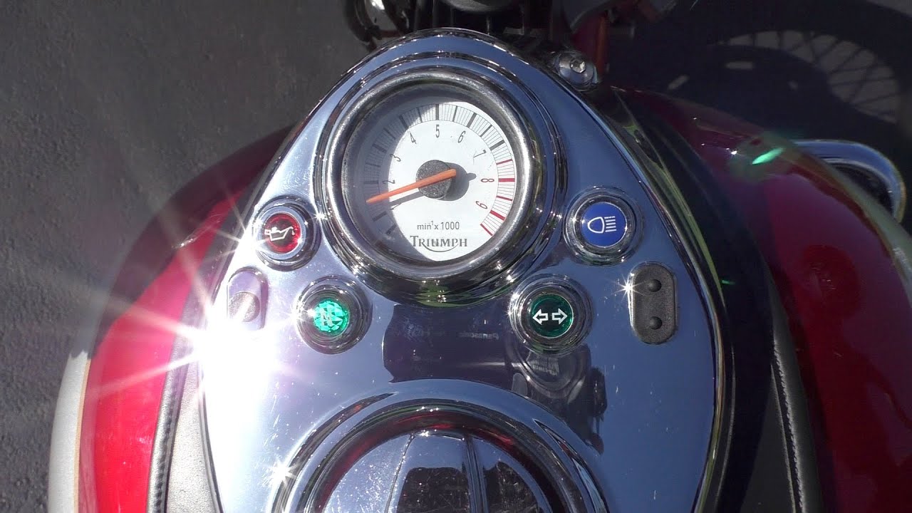 Triumph Bonneville America 2002 Tachometer wire Installation tank removal fuel tap and more