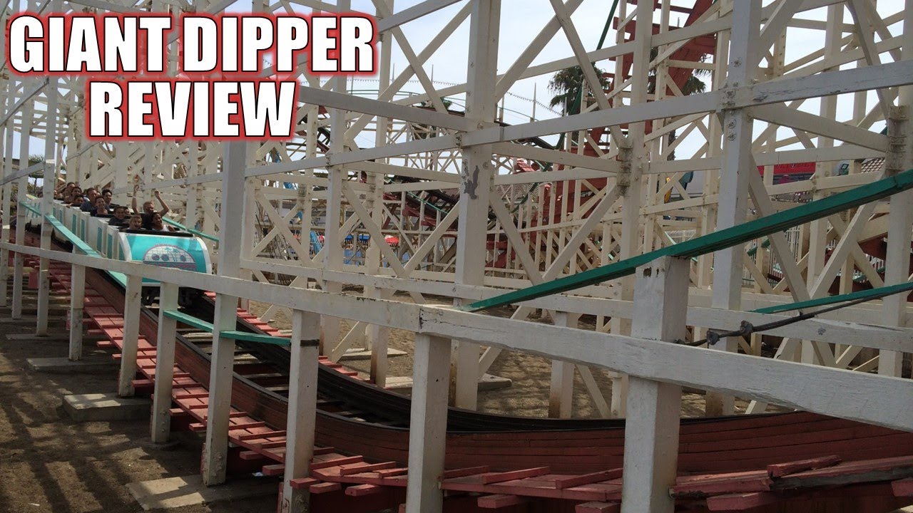 Giant Dipper Review (Original), Belmont Park Wooden Coaster | Worst Wood Coaster in California?