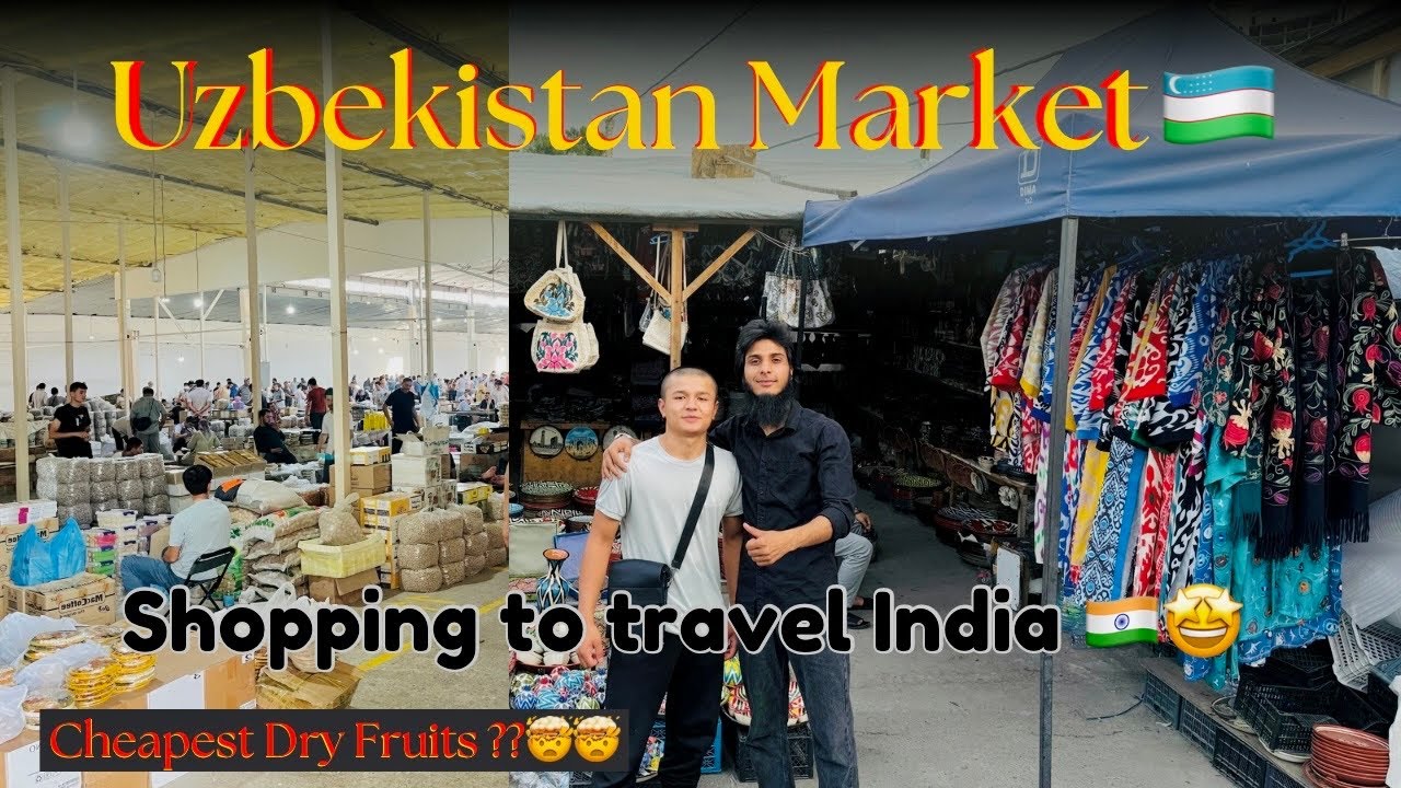 Uzbekistan Market | Cheapest Dry Fruits ? | Chorsu Bazar | Tashkent Market | Indians In Uzbekistan