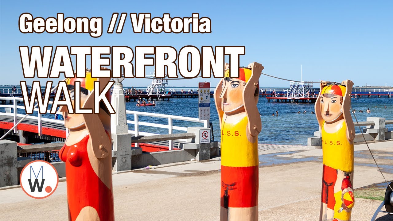 Geelong Waterfront Highlights Walk🚶‍♀️Regional Victoria【4k】