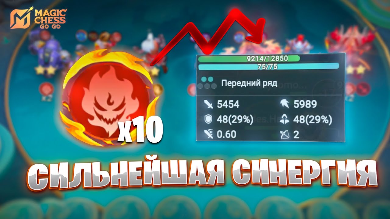 ПОВЕЛИТЕЛЬ ПЛАМЕНИ - СИЛЬНЕЙШАЯ СИНЕРГИЯ НА 10!!! В MAGIC CHESS: GO GO