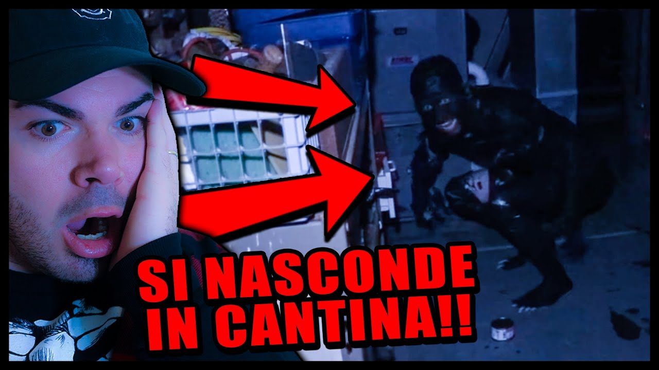 AIUTO !!! SI NASCONDE IN CANTINA  😱  *spaventoso* REACTION