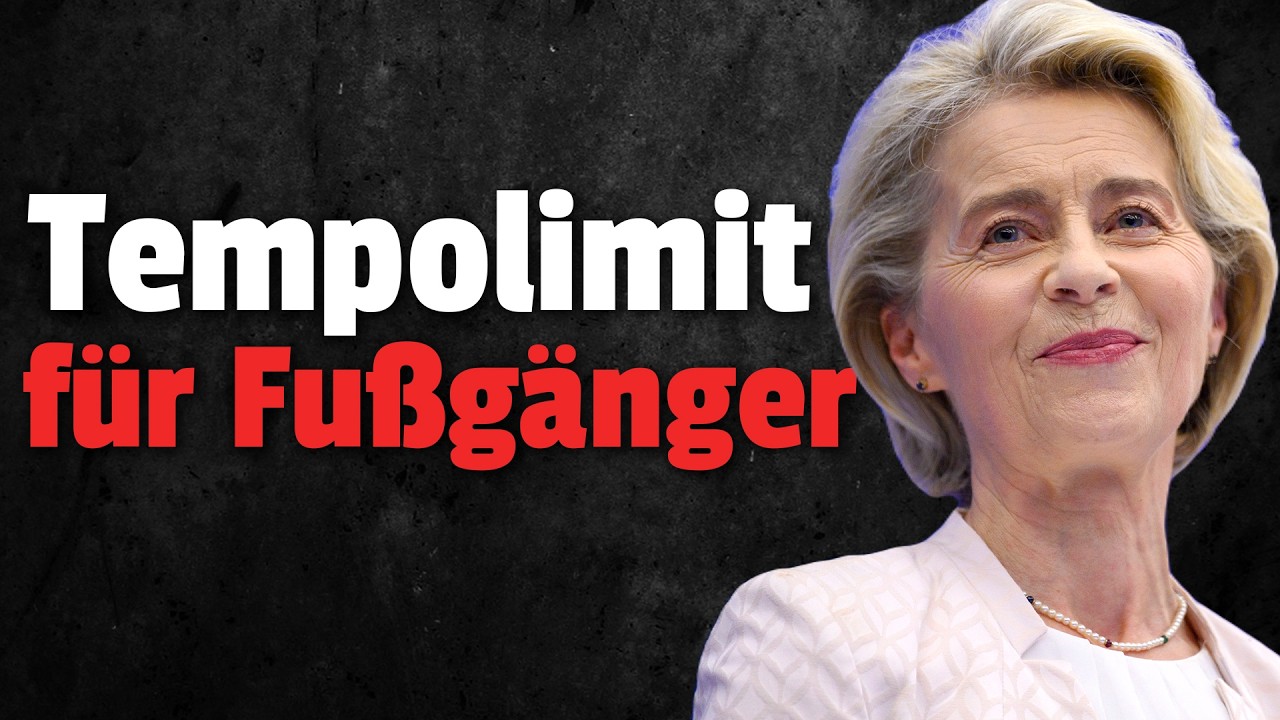 💥Erstes EU Land f&uuml;hrt TEMPOLIMIT f&uuml;r Fu&szlig;g&auml;nger ein