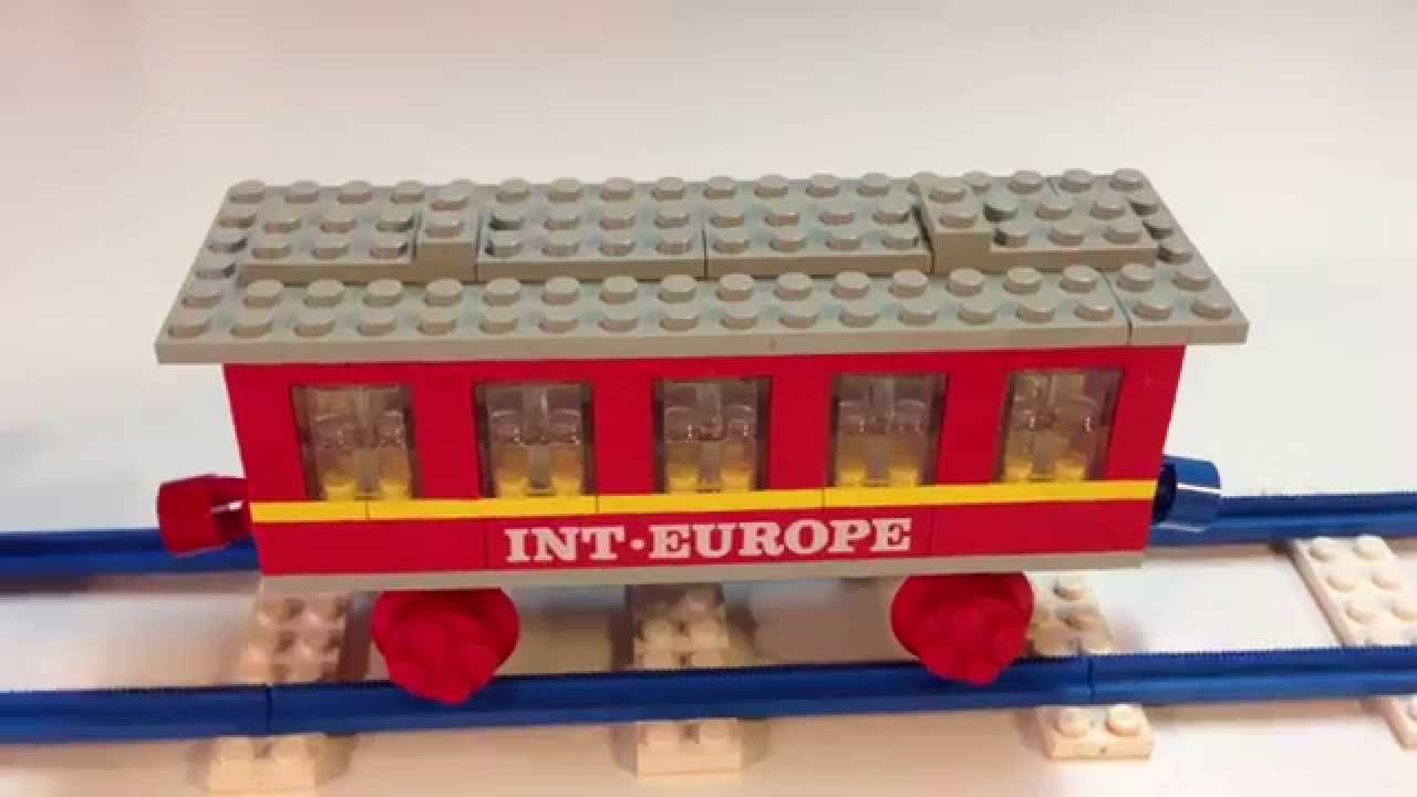 Vintage Lego Train 123 Passenger Coach From 1969