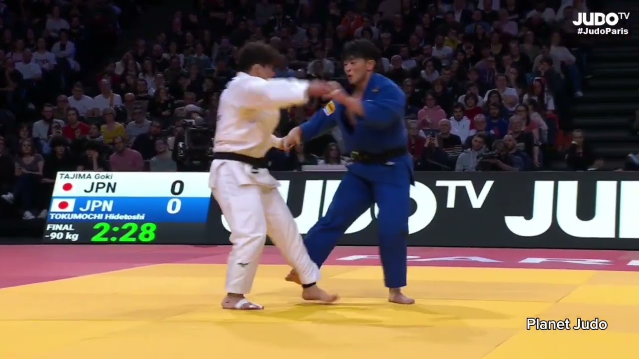 Goki TAJIMA 🇯🇵 🆚️ Hidetoshi TOKUMOCHI 🇯🇵 | финал/-90кг | Большой Шлем Париж 2026